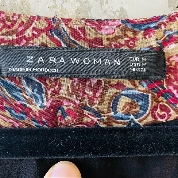 ZARA Woman Super Flowy Sheer Mini Dress | Size M - Picture 2 of 15